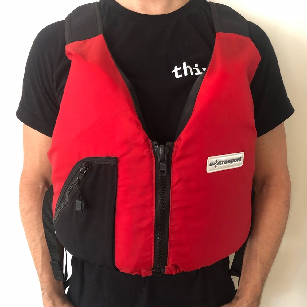 Red Kayak Life Jacket